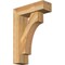 Ekena Millwork Westlake Block Rough Sawn Bracket w/ Offset Brace, Western Red Cedar, 6"W x 18"D x 26"H BKT0604X18X26WTL05RWR - alternate 1